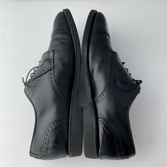 Allen Edmonds Benton 3408 Black Leather Wingtip Oxford Shoes Men’s Size 10.5 D main image 13